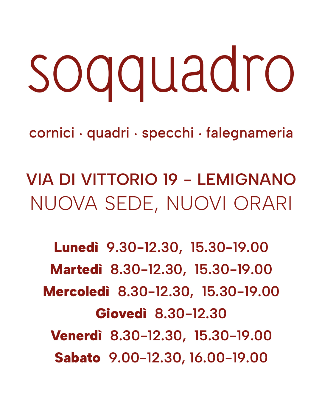 Artboard 5 copy Riapertura il 17 novembre 2025 a Lemignano